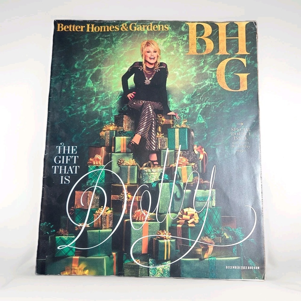 Better Homes & Gardens Magazine‎ December 2022 Dolly Parton Special Double Issue